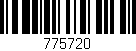 Código de barras (EAN, GTIN, SKU, ISBN): '775720'