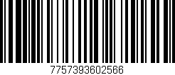 Código de barras (EAN, GTIN, SKU, ISBN): '7757393602566'