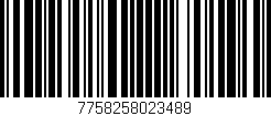 Código de barras (EAN, GTIN, SKU, ISBN): '7758258023489'