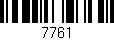 Código de barras (EAN, GTIN, SKU, ISBN): '7761'