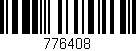 Código de barras (EAN, GTIN, SKU, ISBN): '776408'