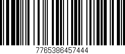 Código de barras (EAN, GTIN, SKU, ISBN): '7765386457444'