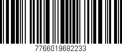 Código de barras (EAN, GTIN, SKU, ISBN): '7766019682233'
