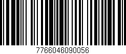 Código de barras (EAN, GTIN, SKU, ISBN): '7766046090056'