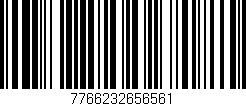 Código de barras (EAN, GTIN, SKU, ISBN): '7766232656561'