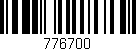 Código de barras (EAN, GTIN, SKU, ISBN): '776700'