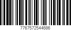 Código de barras (EAN, GTIN, SKU, ISBN): '7767572544686'