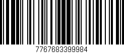 Código de barras (EAN, GTIN, SKU, ISBN): '7767683399984'