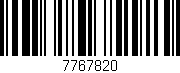 Código de barras (EAN, GTIN, SKU, ISBN): '7767820'