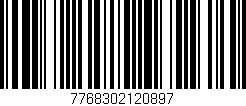 Código de barras (EAN, GTIN, SKU, ISBN): '7768302120897'