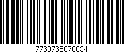 Código de barras (EAN, GTIN, SKU, ISBN): '7768765078834'