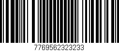 Código de barras (EAN, GTIN, SKU, ISBN): '7769562323233'
