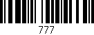 Código de barras (EAN, GTIN, SKU, ISBN): '777'