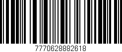 Código de barras (EAN, GTIN, SKU, ISBN): '7770628882618'