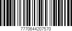 Código de barras (EAN, GTIN, SKU, ISBN): '7770644207570'