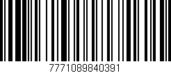 Código de barras (EAN, GTIN, SKU, ISBN): '7771089840391'