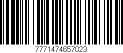 Código de barras (EAN, GTIN, SKU, ISBN): '7771474657023'