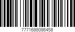 Código de barras (EAN, GTIN, SKU, ISBN): '7771688096458'