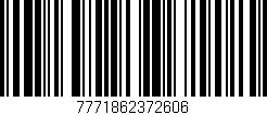Código de barras (EAN, GTIN, SKU, ISBN): '7771862372606'