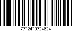 Código de barras (EAN, GTIN, SKU, ISBN): '7772473724624'