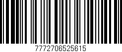 Código de barras (EAN, GTIN, SKU, ISBN): '7772706525615'
