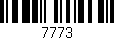 Código de barras (EAN, GTIN, SKU, ISBN): '7773'
