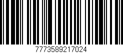 Código de barras (EAN, GTIN, SKU, ISBN): '7773589217024'