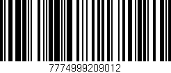Código de barras (EAN, GTIN, SKU, ISBN): '7774999209012'