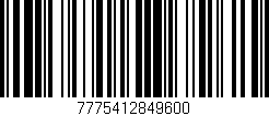 Código de barras (EAN, GTIN, SKU, ISBN): '7775412849600'