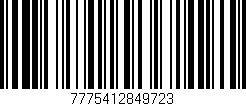 Código de barras (EAN, GTIN, SKU, ISBN): '7775412849723'