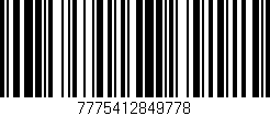 Código de barras (EAN, GTIN, SKU, ISBN): '7775412849778'
