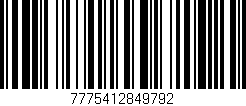 Código de barras (EAN, GTIN, SKU, ISBN): '7775412849792'