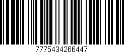 Código de barras (EAN, GTIN, SKU, ISBN): '7775434266447'