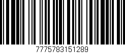Código de barras (EAN, GTIN, SKU, ISBN): '7775783151289'