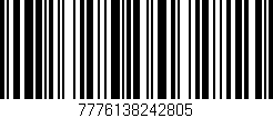 Código de barras (EAN, GTIN, SKU, ISBN): '7776138242805'