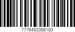 Código de barras (EAN, GTIN, SKU, ISBN): '7776493398193'
