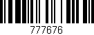 Código de barras (EAN, GTIN, SKU, ISBN): '777676'