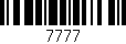 Código de barras (EAN, GTIN, SKU, ISBN): '7777'
