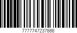 Código de barras (EAN, GTIN, SKU, ISBN): '7777747237886'