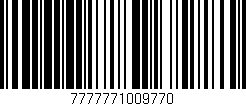 Código de barras (EAN, GTIN, SKU, ISBN): '7777771009770'