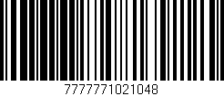 Código de barras (EAN, GTIN, SKU, ISBN): '7777771021048'