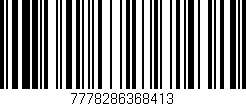 Código de barras (EAN, GTIN, SKU, ISBN): '7778286368413'