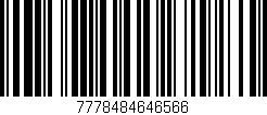 Código de barras (EAN, GTIN, SKU, ISBN): '7778484646566'
