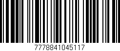Código de barras (EAN, GTIN, SKU, ISBN): '7778841045117'