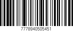 Código de barras (EAN, GTIN, SKU, ISBN): '7778940505451'