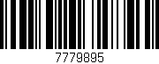 Código de barras (EAN, GTIN, SKU, ISBN): '7779895'