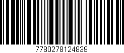 Código de barras (EAN, GTIN, SKU, ISBN): '7780278124839'