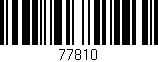 Código de barras (EAN, GTIN, SKU, ISBN): '77810'