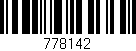 Código de barras (EAN, GTIN, SKU, ISBN): '778142'