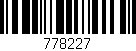 Código de barras (EAN, GTIN, SKU, ISBN): '778227'